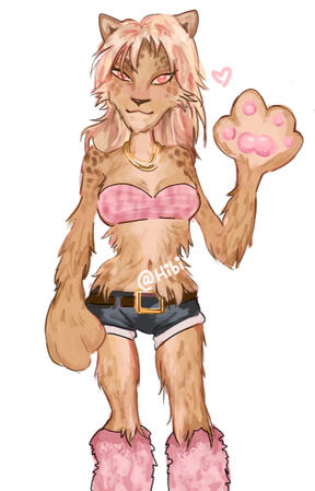 full/half body fully rendered furry- £75