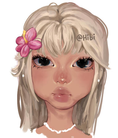 fully rendered headshot- £50