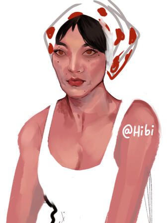work in progress of fully rendered half body- £80 (when complete)
